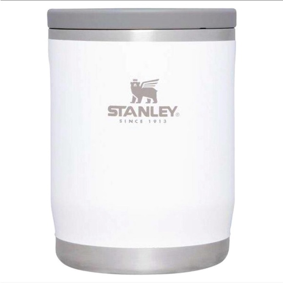 Stanley White Tumbler with Gray Lid - Picture 2 of 8